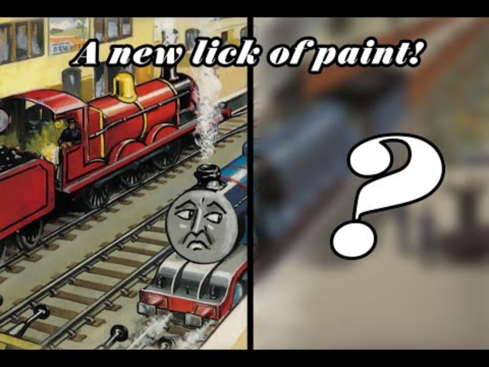 Redrawing the JANKIEST Railway Series Illustrations!