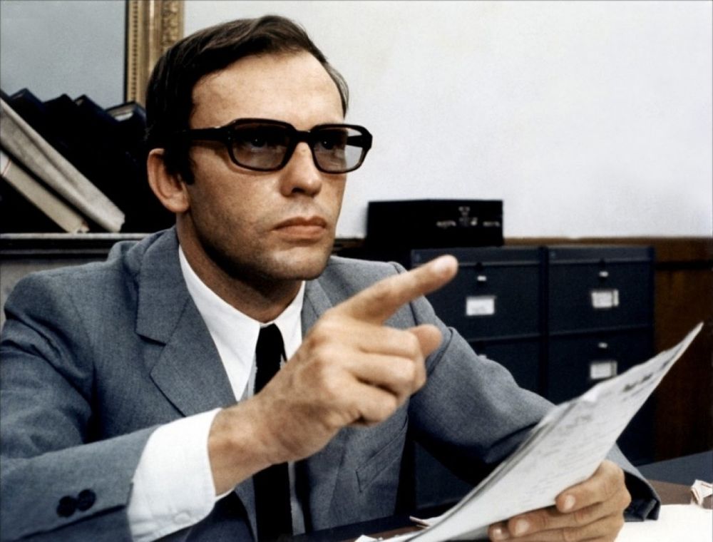 Jean-Louis Trintignant as The Examining Magistrate in the film Z.