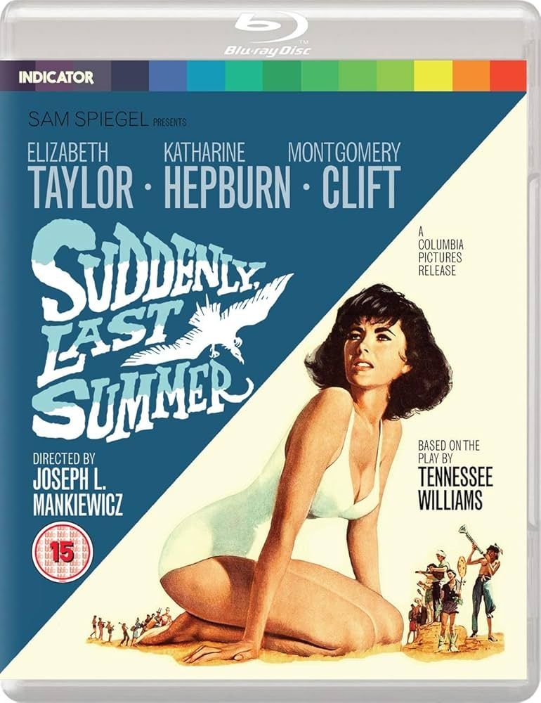 The Blue-Ray cover of the film Suddenly, Last Summer