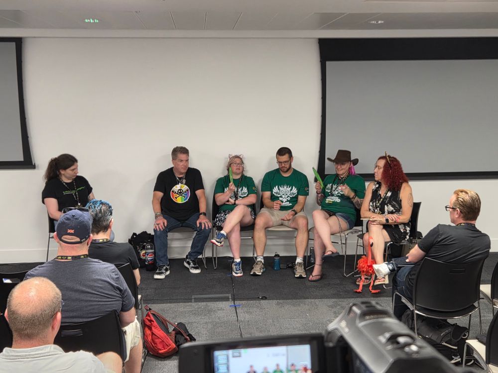 Panel of lovely humans discussing all things cyber.