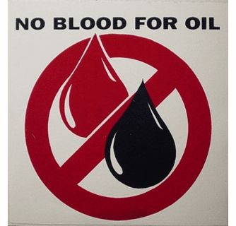 no blood for oil info graphic
there are lots if you search for them
almost like it's an extremely popular American political view.