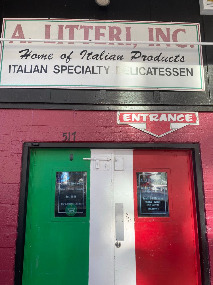 A. Litteri storefront in DC