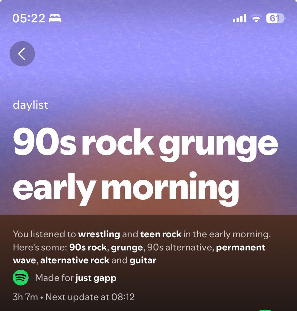 90s rock grunge early morning