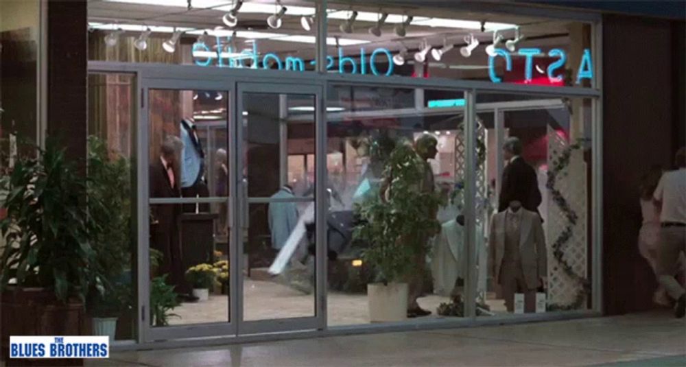 a store front with a sign that says blues brothers on it