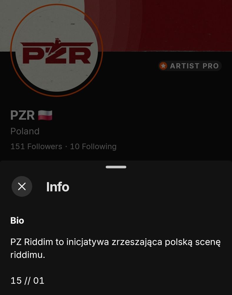 a look at soundcloud profile of https://soundcloud.com/pz-riddim, in bio of which there is the following text:
"Polish Riddim Union is an initiative to unite the polish riddim scene."
Followed by a date, 15th January, seemingly a compilation release date????