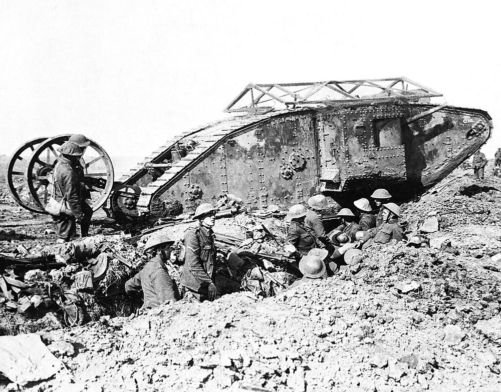 Tank MarkI à Thiepval
