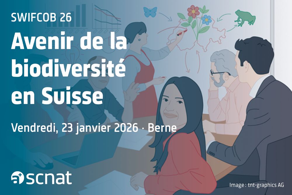 La SWIFCOB 26, intitulée "Avenir de la biodiversité en Suisse", aura lieu le 23 janvier 2026 à Berne.