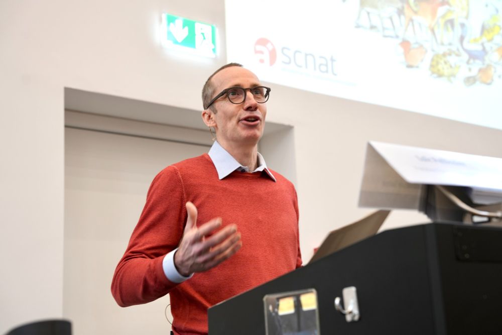 Lukas Berger (Leiter des Forums Biodiversität Schweiz / Directeur du Forum Biodiversité Suisse)