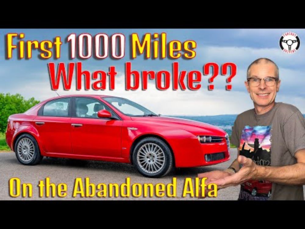 First 1000 miles in my Abandoned Alfa - What broke?