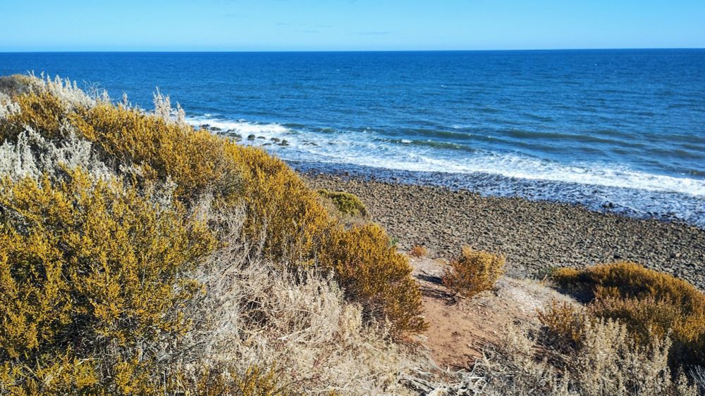 View of the coast towards Marino Rocks
