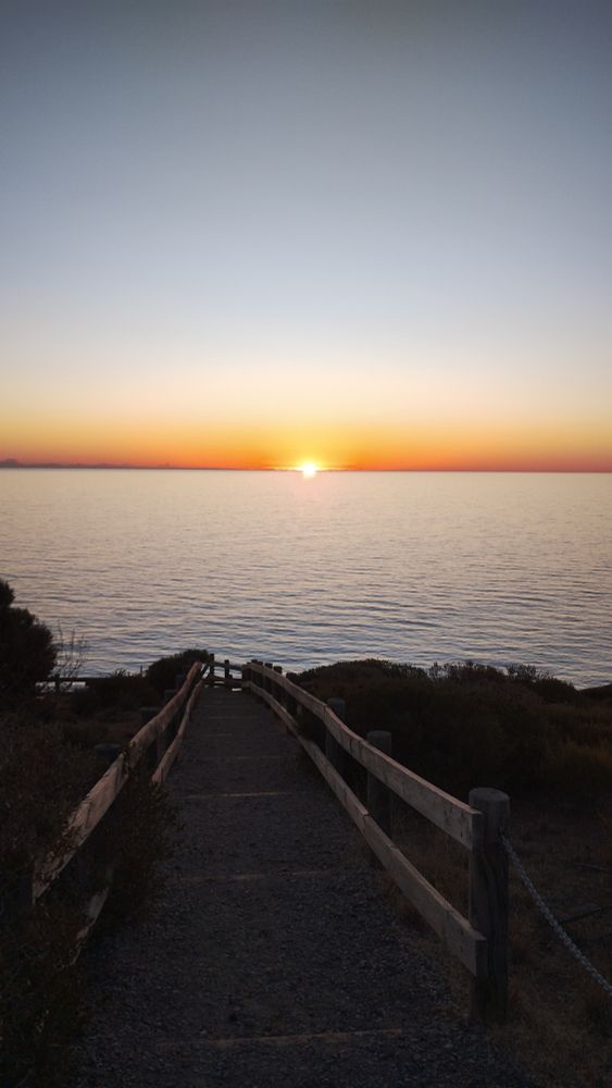 Sunset near Marino Rocks 