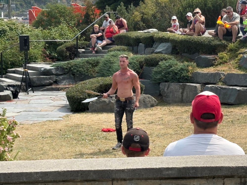 The Mighty Quinn but shirtless 