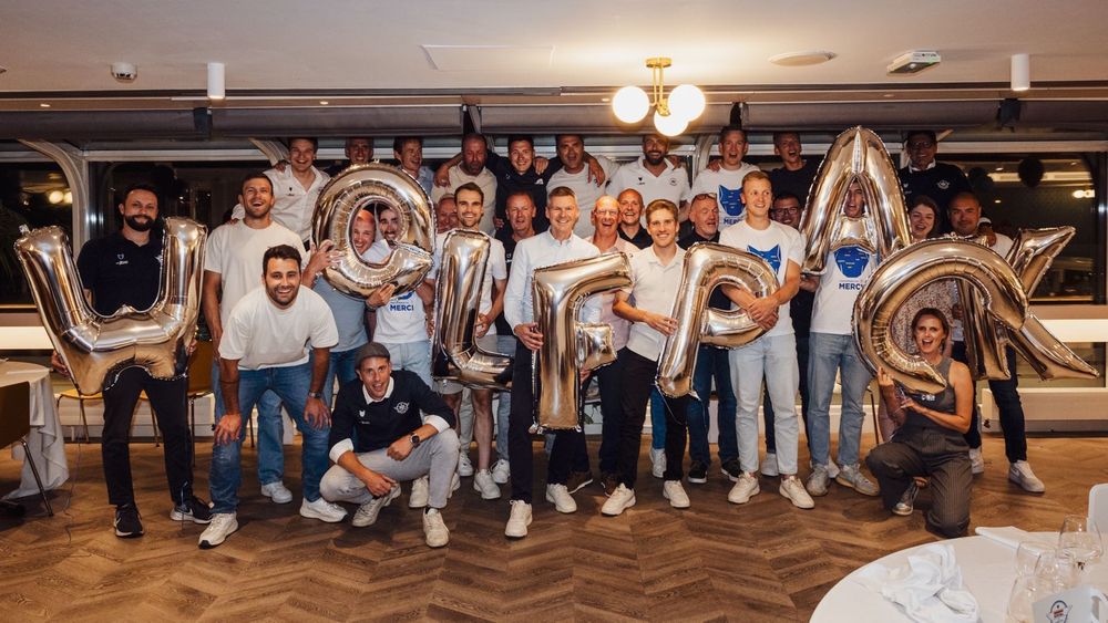 Our team and staff celebrating the wnd of an incredible Tour.