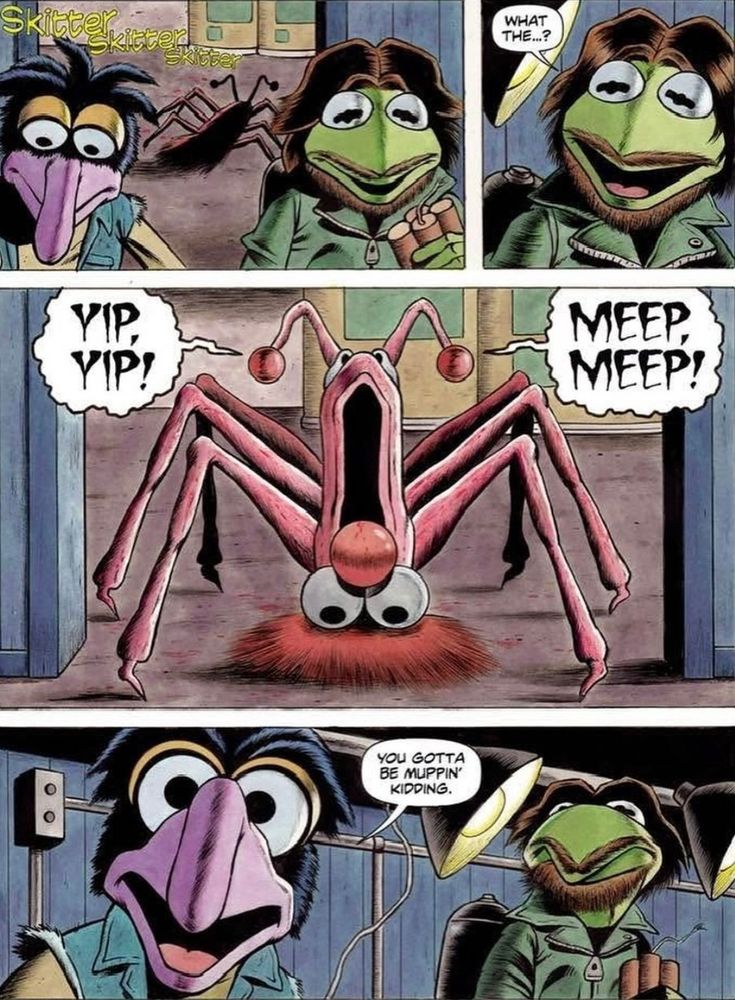 The Muppets reenact a parody of The Thing.