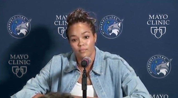 Napheesa Collier speaking truth to power about the current state of the WNBA and its leadership, September 30, 2025.