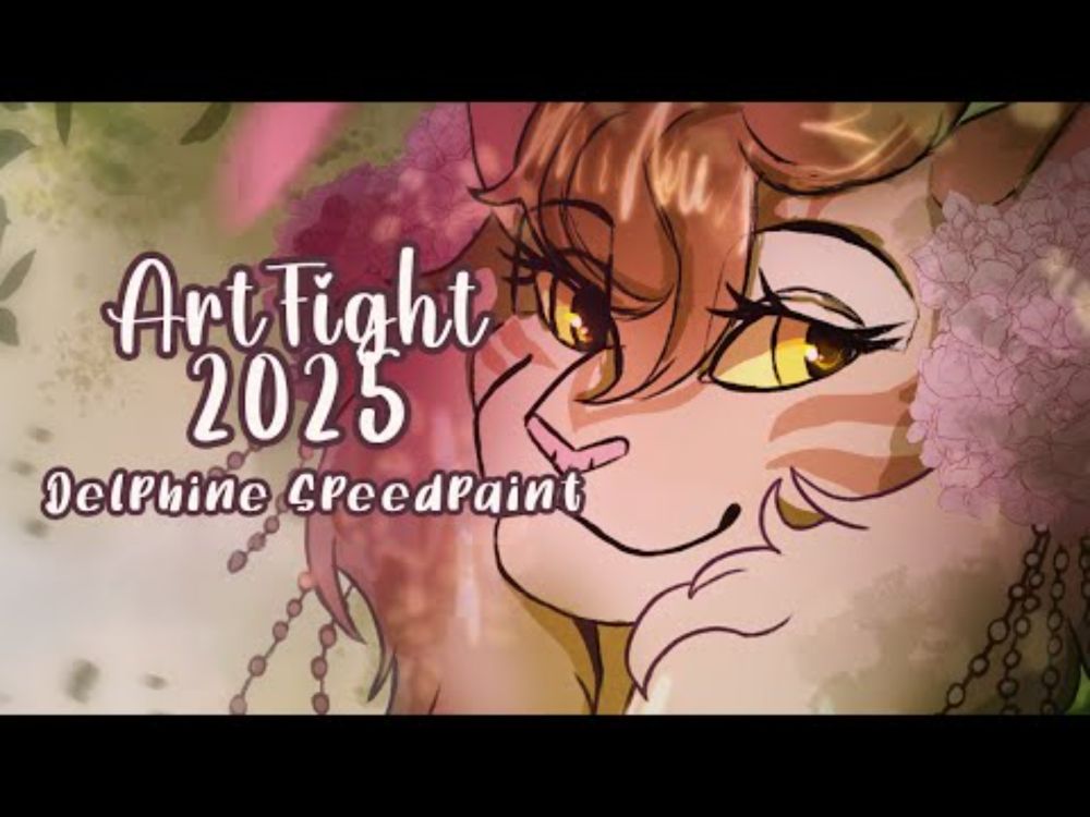ArtFight 2025 - Delphine Speedpaint