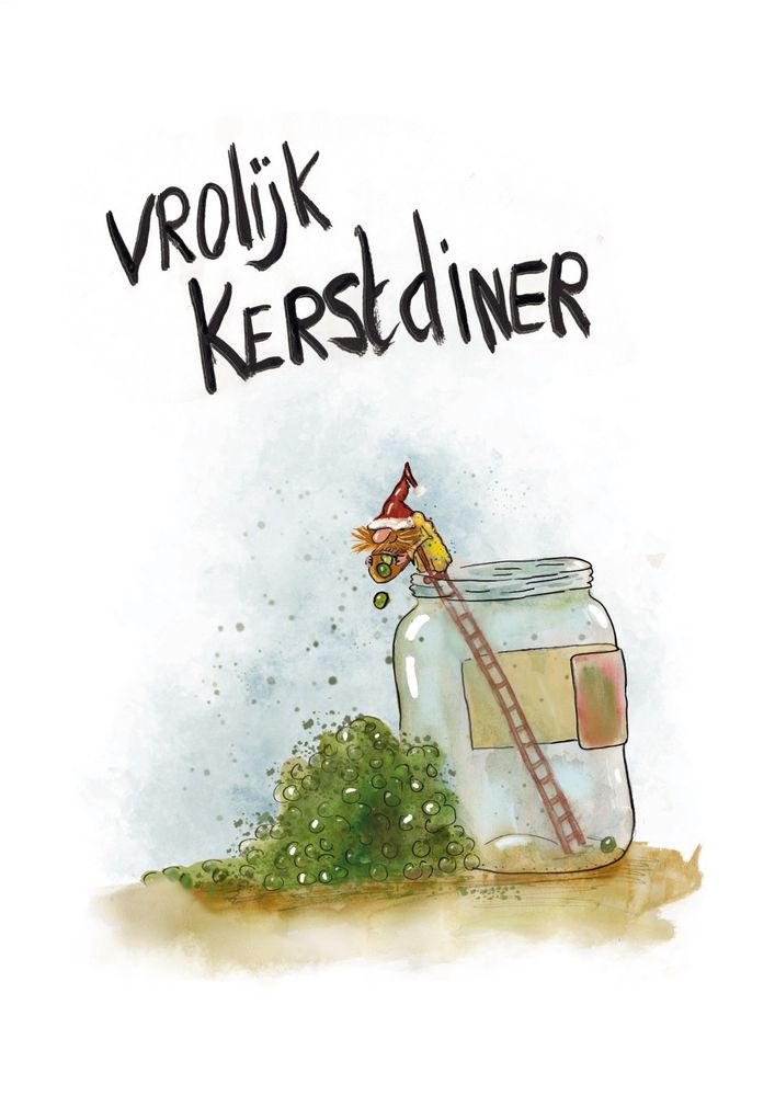 Vrolijk kerstdiner