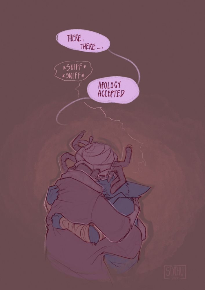 Shamura: there, there. Apology accepted
Narinder tries to hold crying