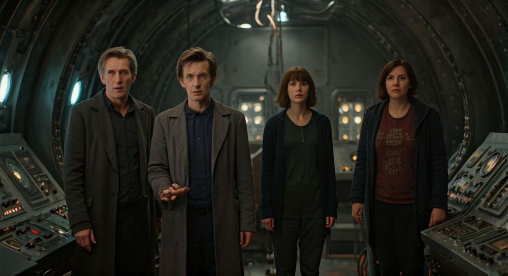 #drwho #doctorwho The TARDIS lands inside a rocket ship , and the Doctor and companions are exploring ...- Daily challenge #1009