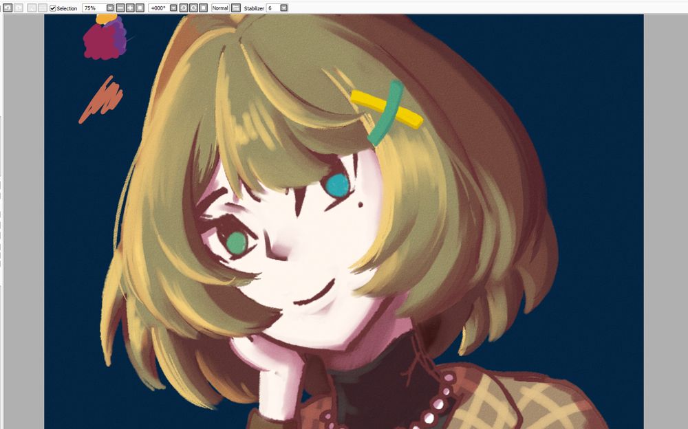 高垣楓さん (work-in-progress artwork of kaede takagaki)