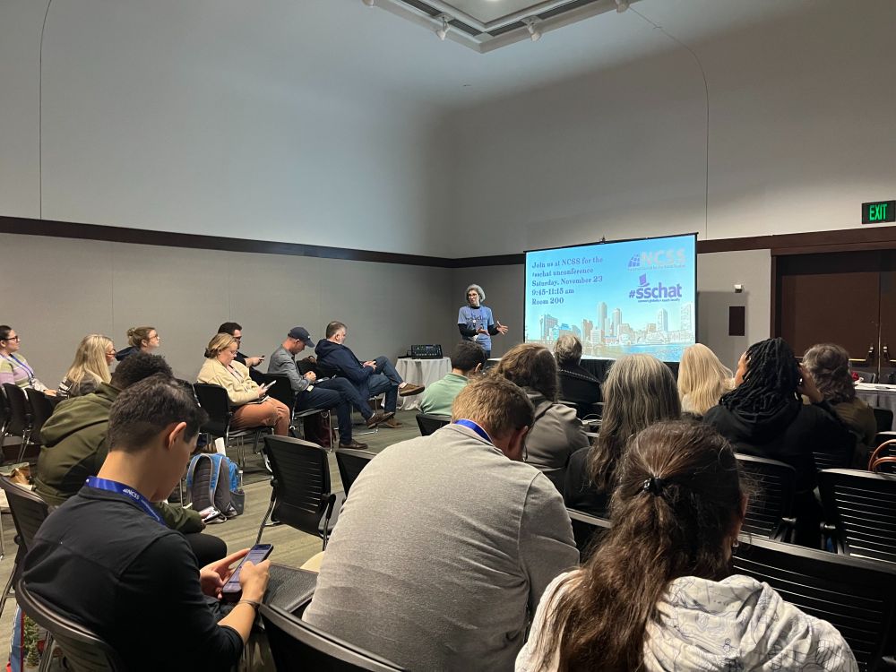 Sharing tech tools with a crowded session!