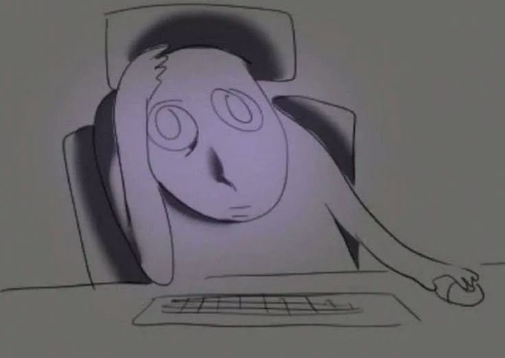 Yo con los ojos como platos y la mirada perdida ante el pc. Qué hago con mi vida ahora. Guau