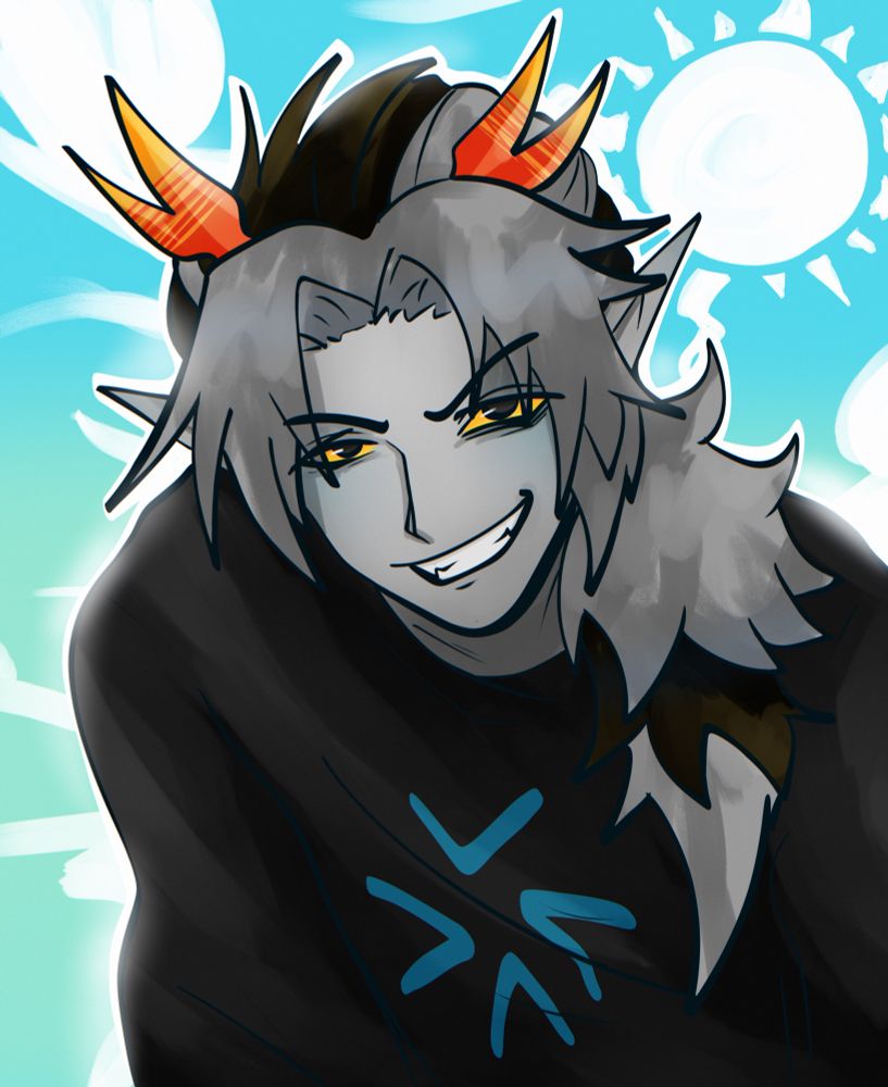 Crimzon Ruze lookin like a troll from homestuck 