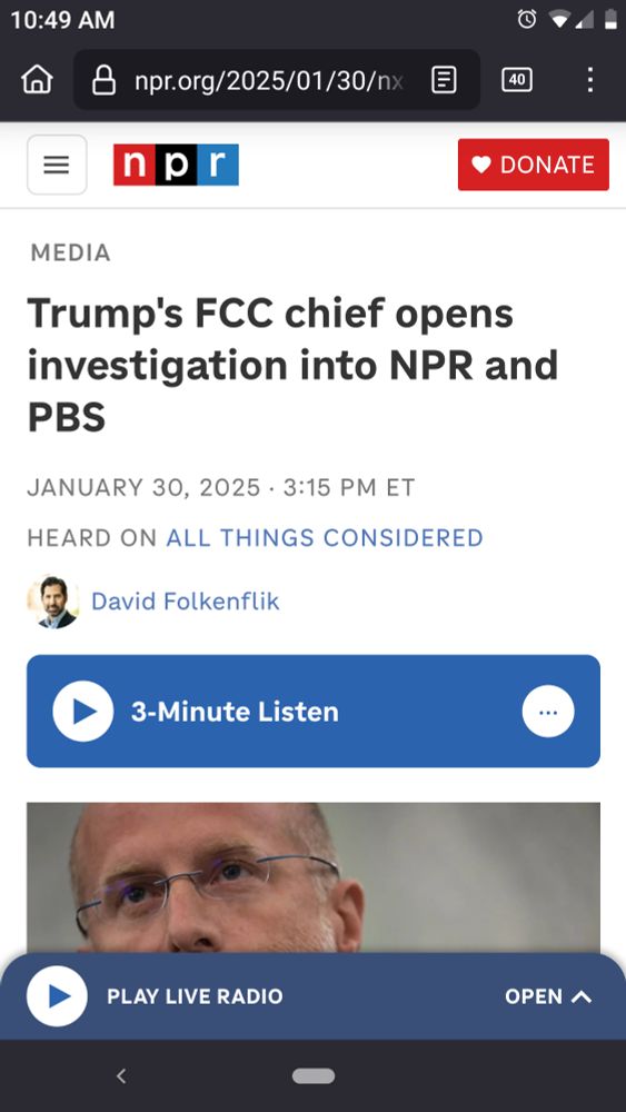 NPR story about the new FCC that doesn't like public facts and information.  