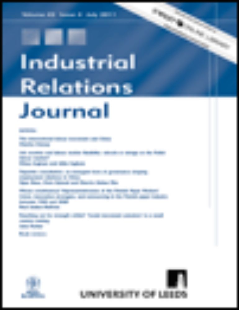 Whose constituency? Representativeness of the Finnish Paper Workers' Union, innovation strategies, and outsourcing in the Finnish paper industry between 1980 and 2008