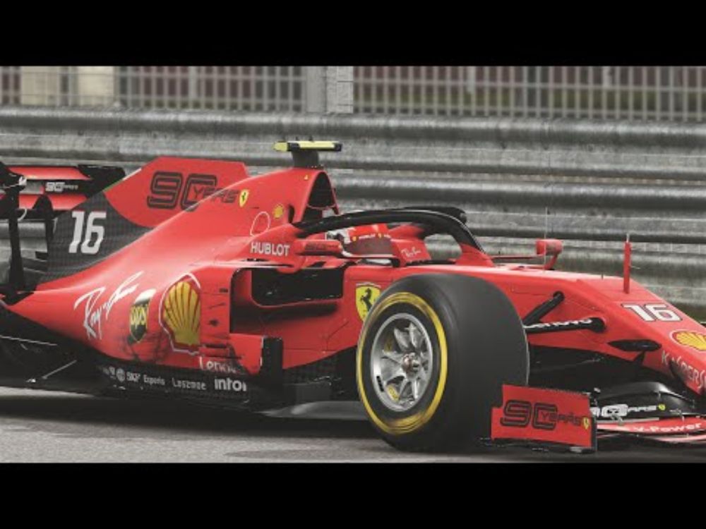 [F1 2019] Scuderia Ferrari Mission Winnow SF-90 @ Bahrain Circuit with Charles Leclerc • 25% Race