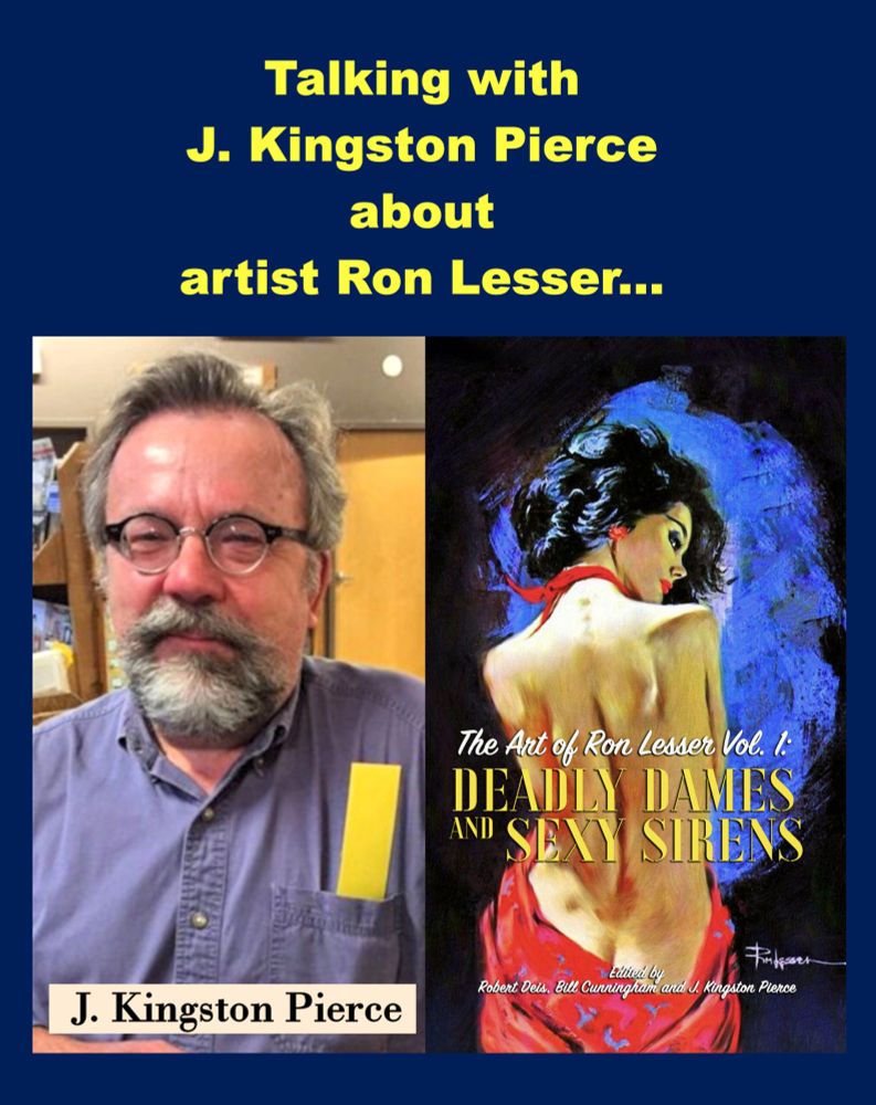 Talking with J. Kingston Pierce about artist Ron Lesser... - The Men's Adventure Magazines Blog