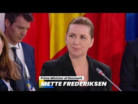 Danish PM Mette Frederiksen Speaks About Ukraine