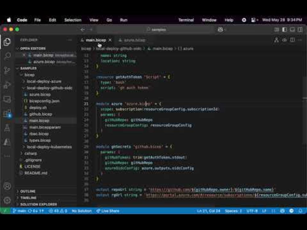 Bicep Local Deploy Demo