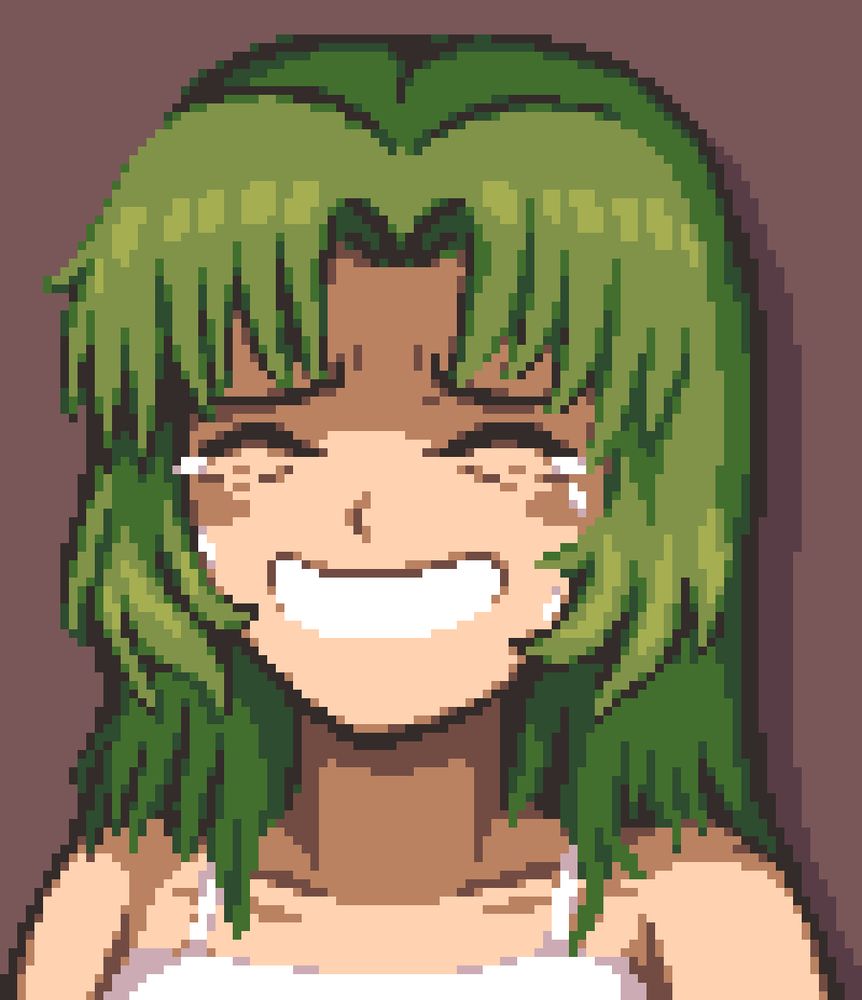 Mion (or Shion?) Sonozaki crying with a mixed expression of sadness, happiness and relief