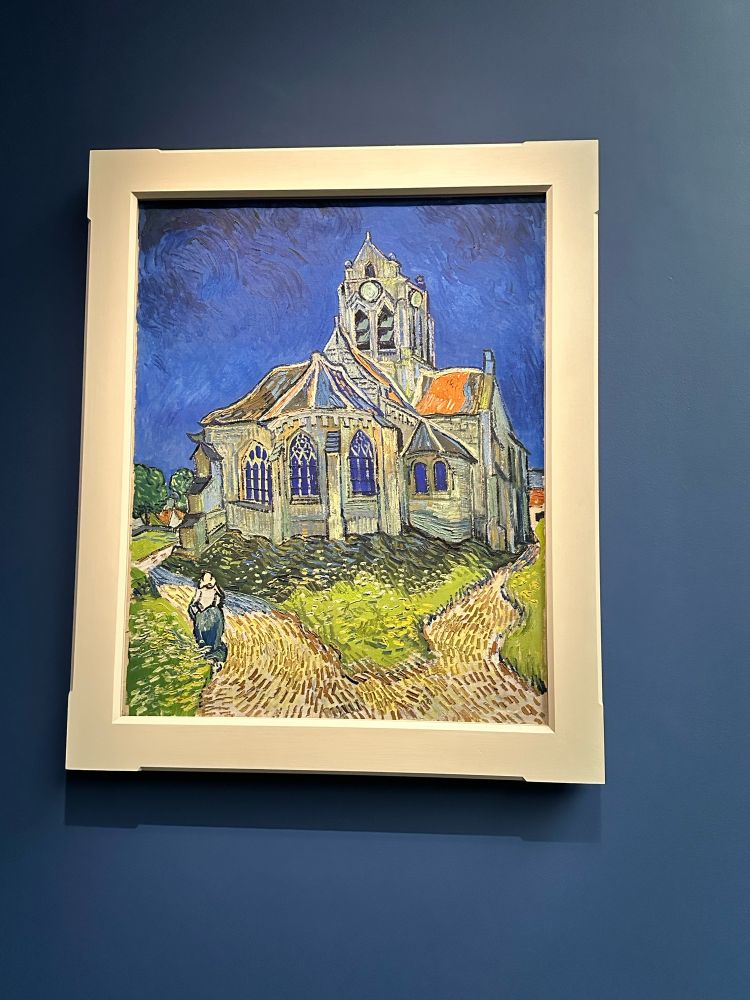 Van Gogh painting of church as seen in a Doctor Who episode 