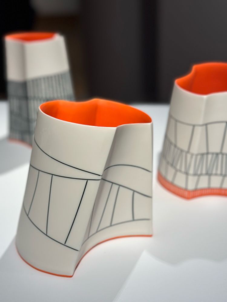 Ceramic pieces by Lara Scobie