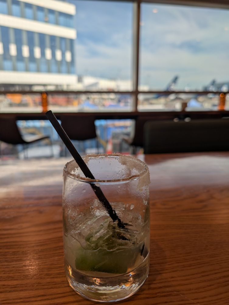 Margarita in the D Alaska lounge 