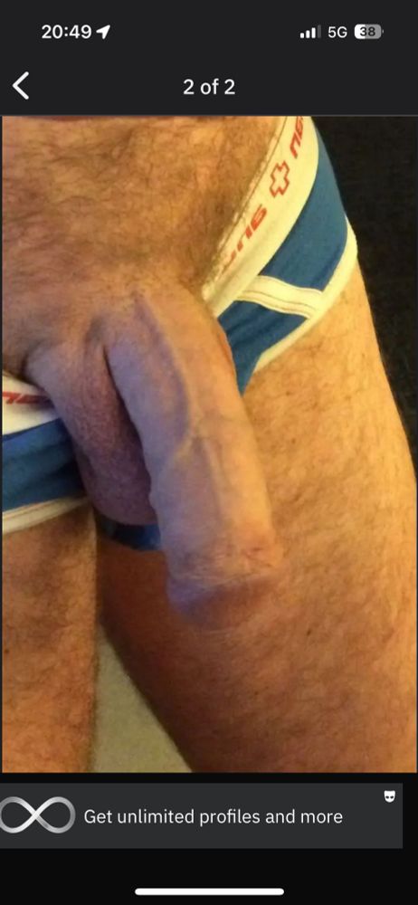 White uncut cock