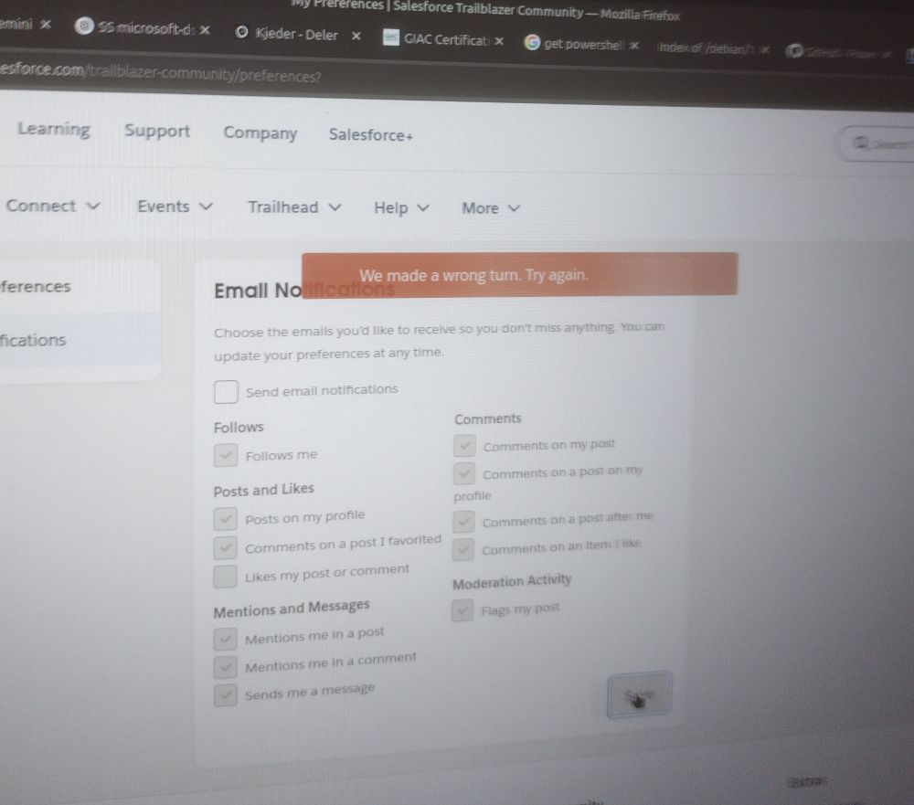 salesforce takes a wrong turn