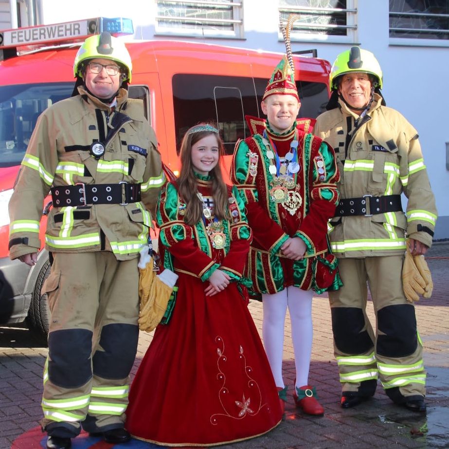 Das Rheinbacher Kinderprinzenpaar Prinz Noel I. & Prinzessin Pia I.