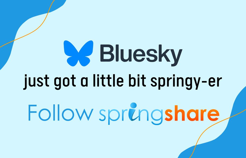 Bluesky just got a little bit springy-er. Follow Springshare.