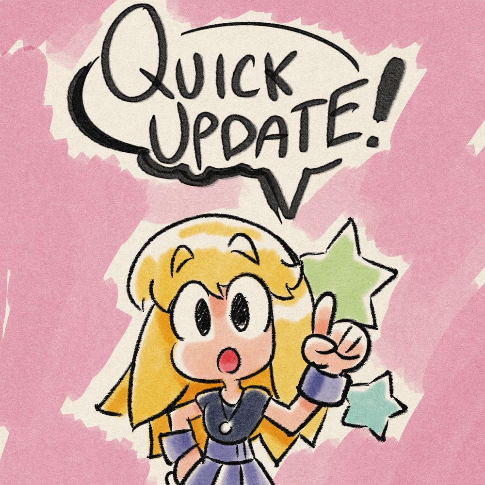 Kayla announces a quick update.