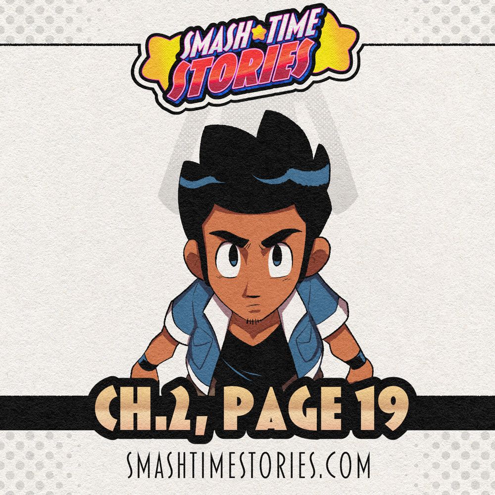 Update banner for Ch.2, Page 19. Pierre stands in the void.