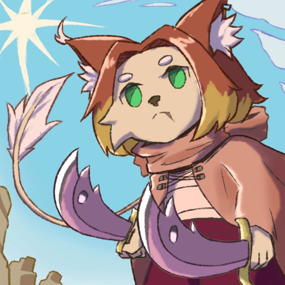 Her being in an open duster, wielding two sabres looking all epic in the blasting dessert sun