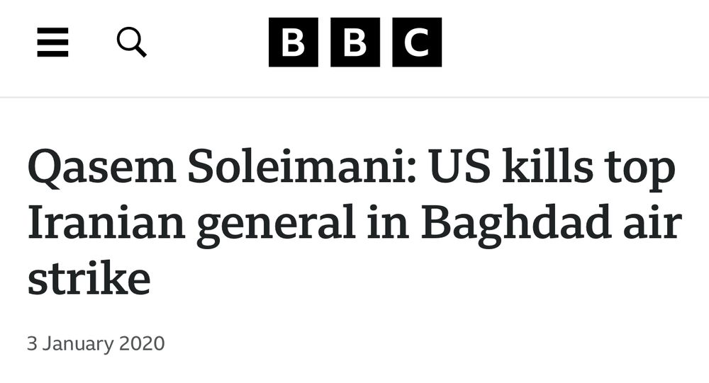 U.S. kills Soleimani