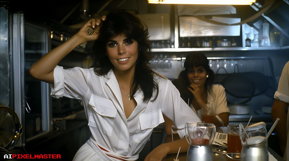 Cute 80's Restaurant Kitchen Crew Beauties!
