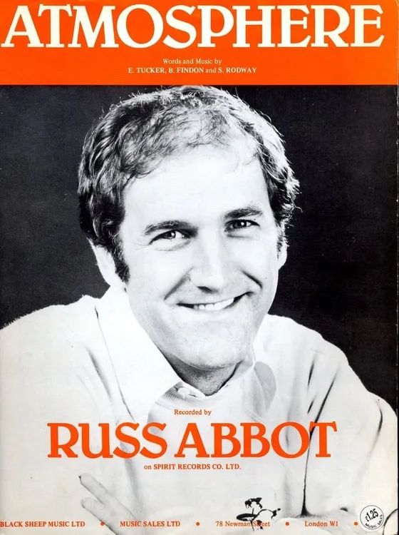 The sheet music for Russ Abbot’s atmosphere 