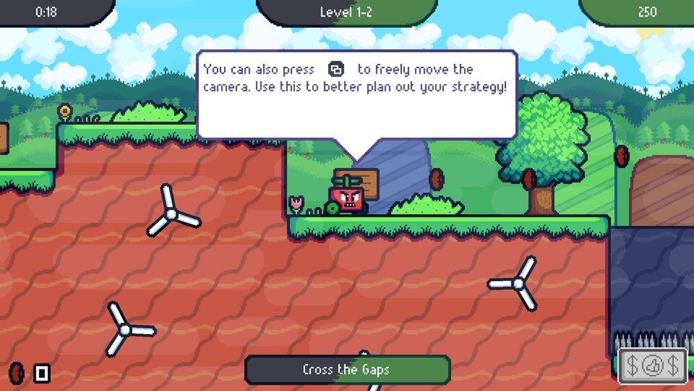 Image showing custom gamepad controls: "You can also press Xbox View button to freely move the camera. Use this to better plan out your strategy!"