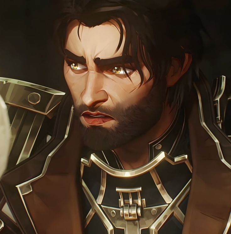 Screenshot of S2 looking to the side. He is in his finale battle outfit 