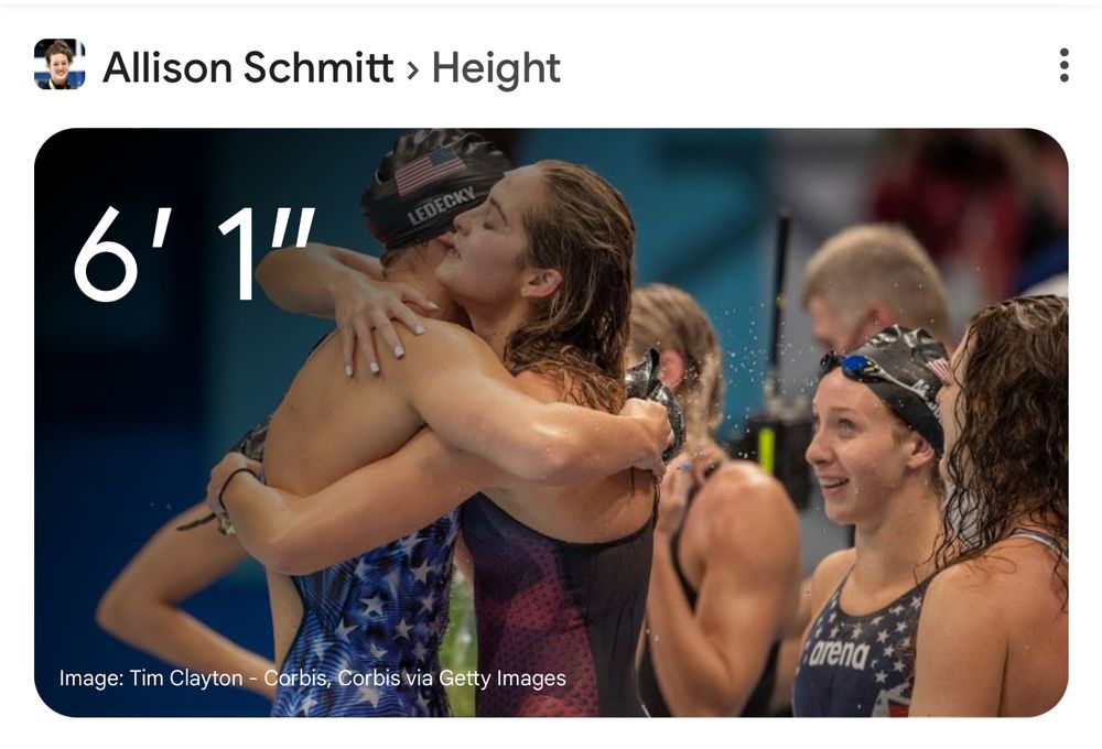Allison Schmitt, 6'1"